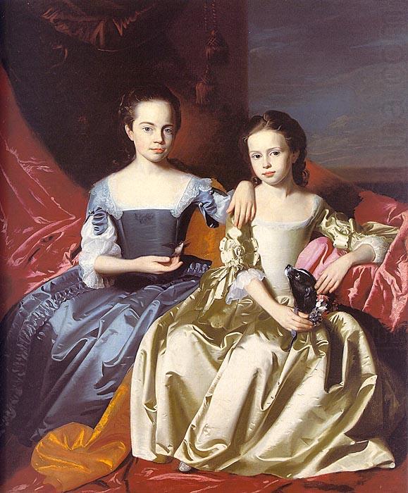 John Singleton Copley Mary MacIntosh Royall and Elizabeth Royall china oil painting image